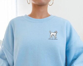 Goldendoodle Shirt or Labradoodle Sweatshirt, Personalized Dog Shirt or Custom Dog Sweatshirt for Doodle Mom, Labradoodle/ Goldendoodle Gift