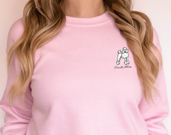 Poodle Sweatshirt, Custom Dog Shirt or Dog Mom Sweatshirt, Personalized Dog Sweatshirt for Poodle Mom, Poodle Gift for Her