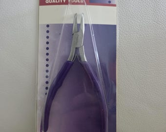 May include: A package containing a pair of purple-handled pliers. The pliers have silver metal jaws and are labeled "MAZBOT QUALITY TOOLS" on the packaging. The packaging is primarily white, purple, and red.