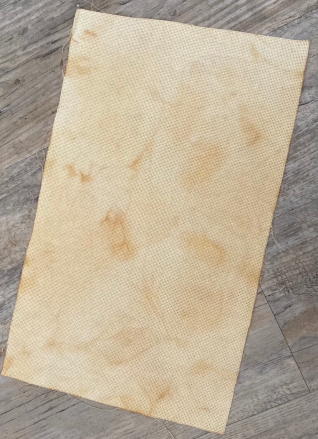 Tea Dyed Aida Cloth 14/16/18 Count Fabric for Cross Stitch Embroidery