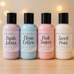 Scented Goat Milk Body Lotion: Natural Hand & Body Moisturizer