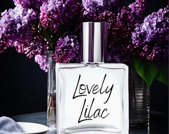 Lilac Perfume, Perfume Spray, Perfume Bottle,  Gift For Her, Spa Gift, Lilac Scent, Flowery Perfume, Artisan Perfume