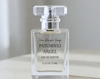 Patchouli Blend Perfume Spray: Sandalwood & Nag Champa - Earthy Hippie Scent, 4.5 Ounces