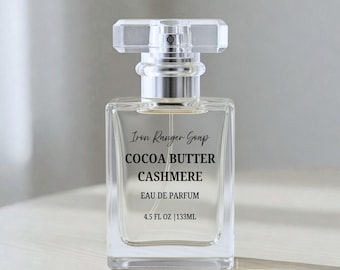 Cocoa Butter Cashmere Perfume Spray, Eau De Parfum Fragrance, Gift For Mom