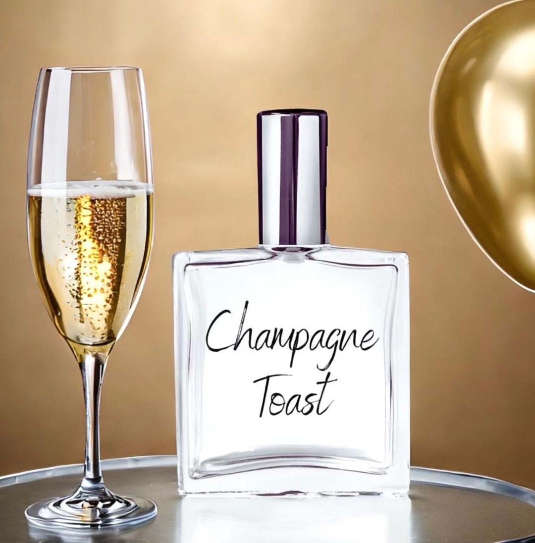 Champagne Toast Perfume, Perfume Spray, Perfume Bottle, Scent, Wedding