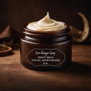 Goat Milk Facial Moisturizer: Natural Manuka Honey Face Cream, Self Care Gift