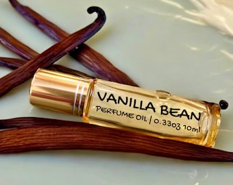 Vanilla Bean Roll On Perfume: Natural Fragrance Oil (10ml)