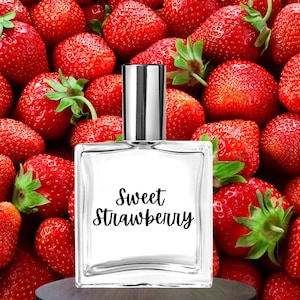 Strawberry Perfume, Perfume Spray, Perfume Bottle, Fruity Scent, Gift For Her, Self Care Gift, Strawberry Scent, Eau De Parfum, Berry Scent