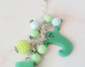 Green Ghost Planner charm