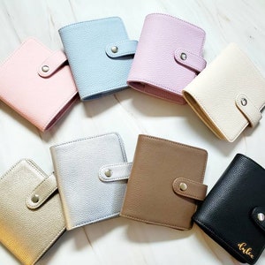Cute Custom Vegan Leather 2025 Pocket Planner Cover for the Happy Planner Micro Notebook