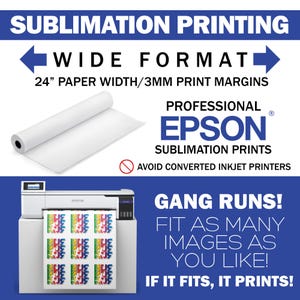 Sublimation Printed Sheets - High Quality Wide Format Printing