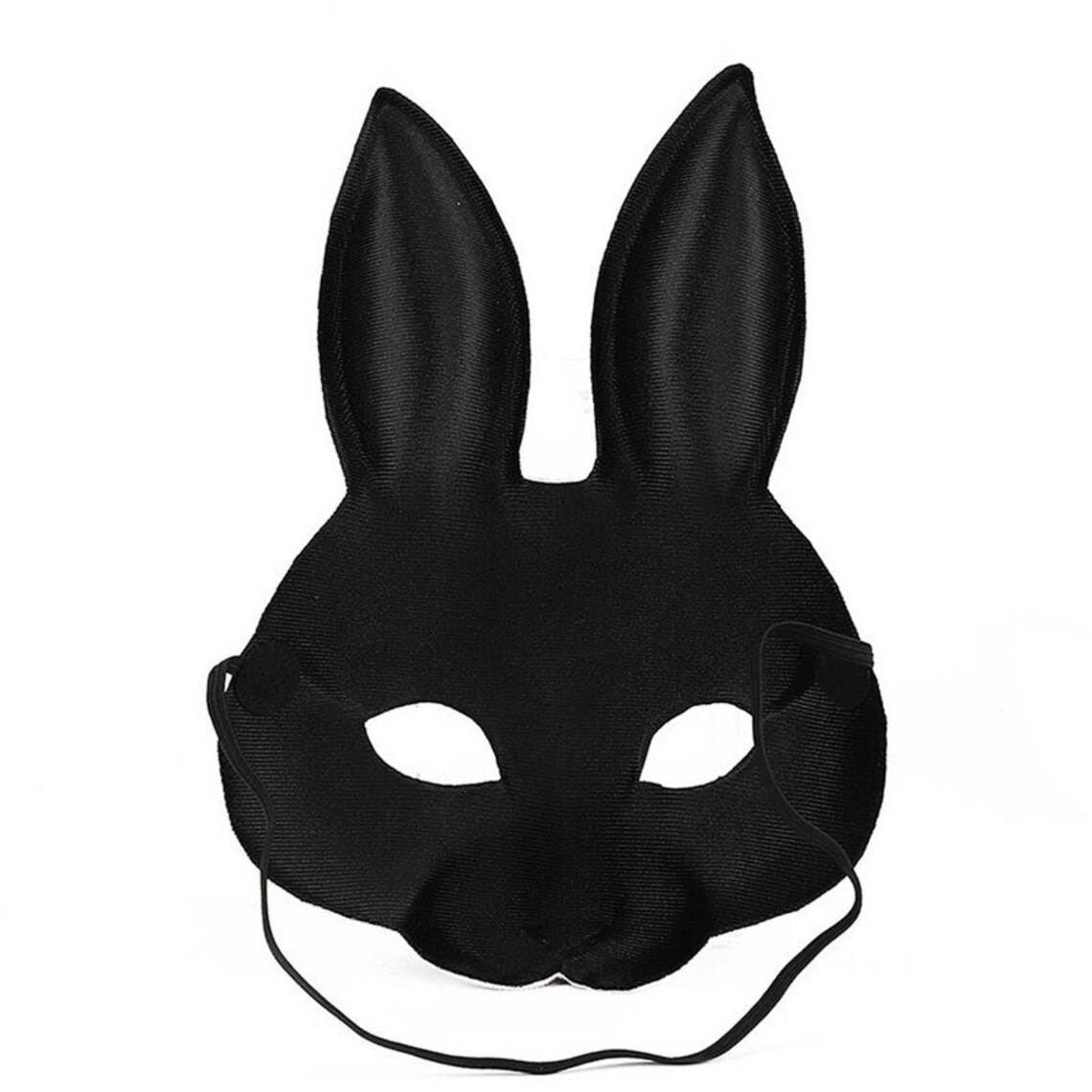 Halloween Rabbit Mask Unisex Half Face Creative Simulated | Etsy