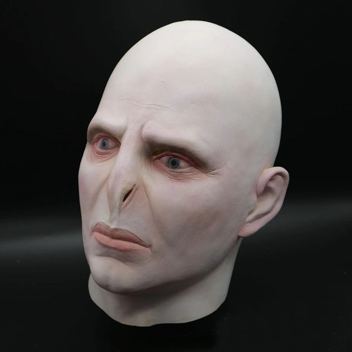 The Dark Lord Voldemort Mask Cosplay Masque Boss Latex Etsy