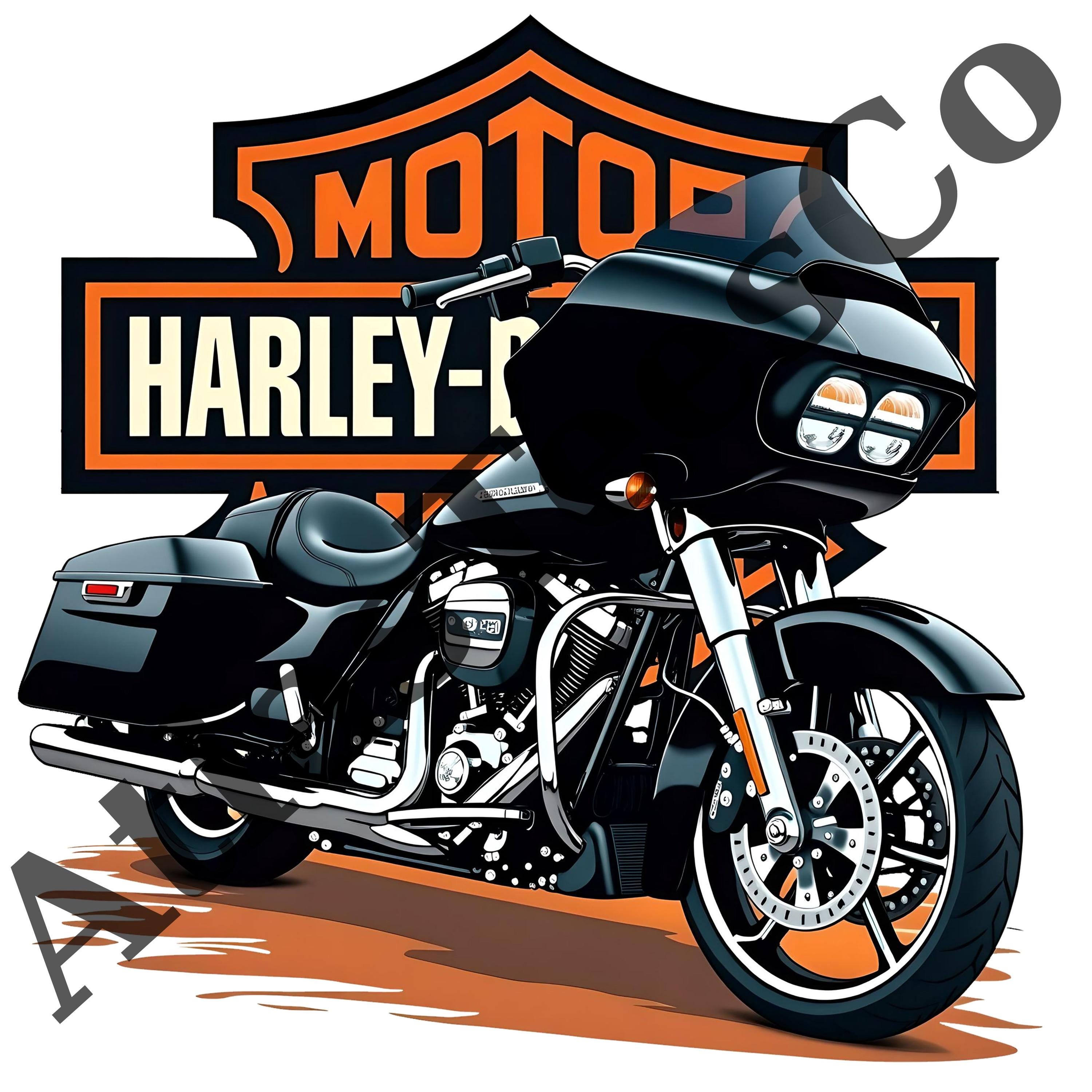 Road Glide Motorcycle Digital PNG Download – High-Resolution Clipart for DIY Projects, Sublimation & Printing