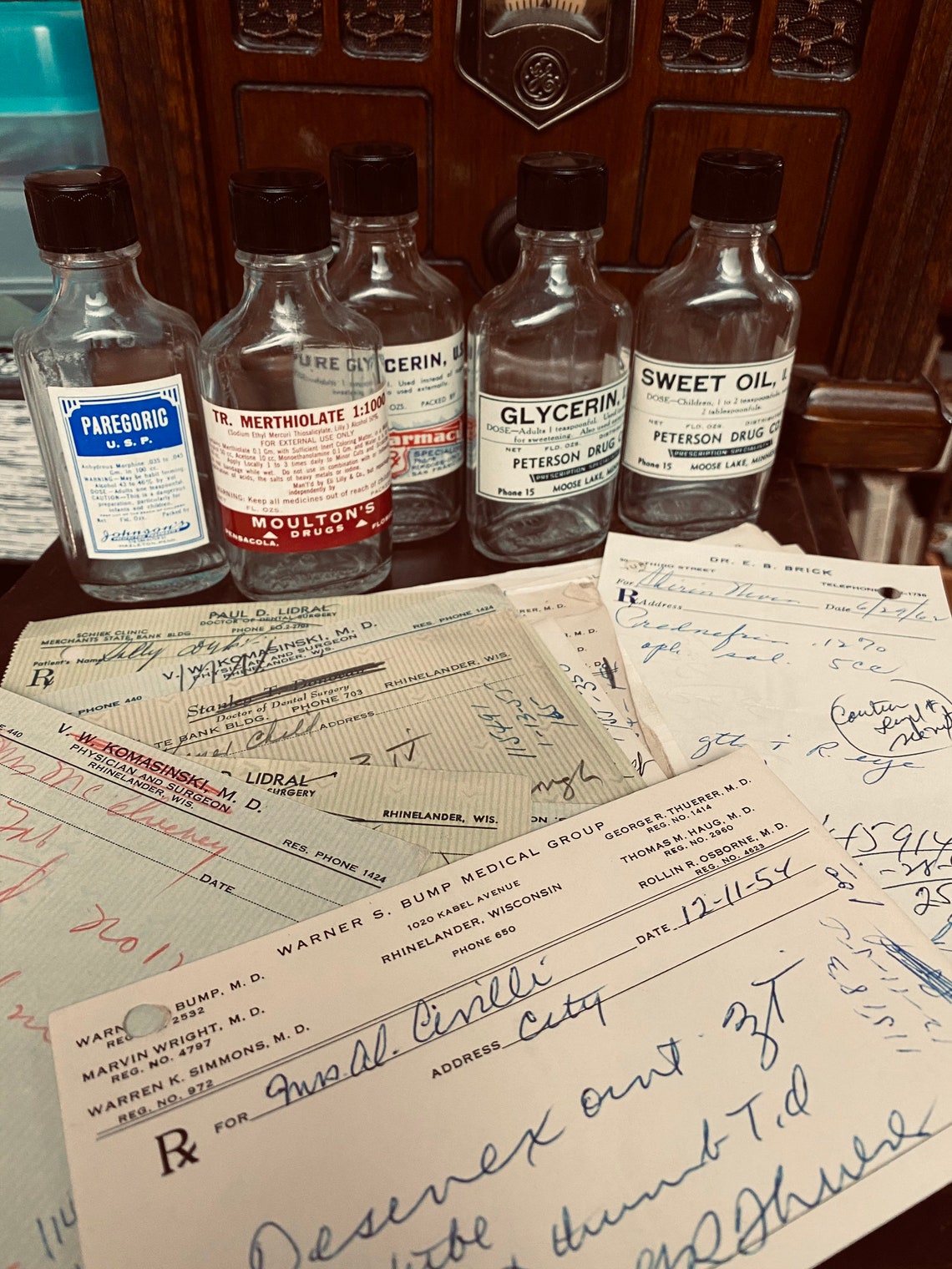 Vintage pharmacy prescriptions Retro pharmacy bottles Etsy