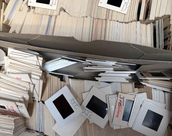 Vintage 1960s Europe Slides, Art Project Photos (Set of 30)