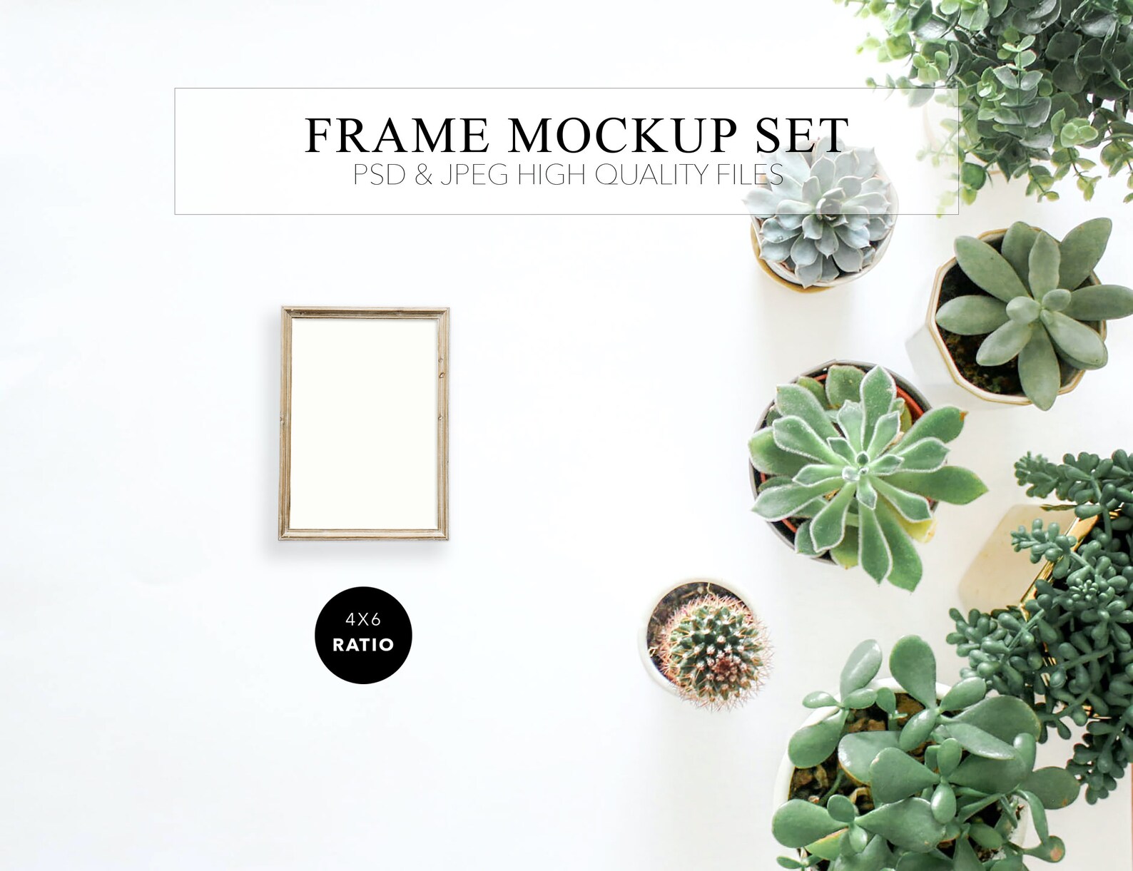 Download Frame mockup 4x6 Frame mockup set 4x6 Small sizes frame | Etsy