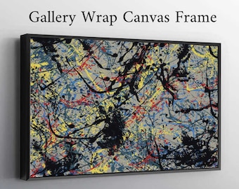 Gallery Wrap Frame | Canvas Frame | Floating Frame | Custom Picture Frame for Canvas | Framed Canvas | Museum Art Frame