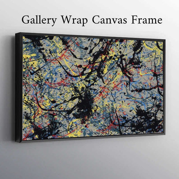 Gallery Wrap Frame | Canvas Frame | Floating Frame | Custom Picture Frame for Canvas | Framed Canvas | Museum Art Frame