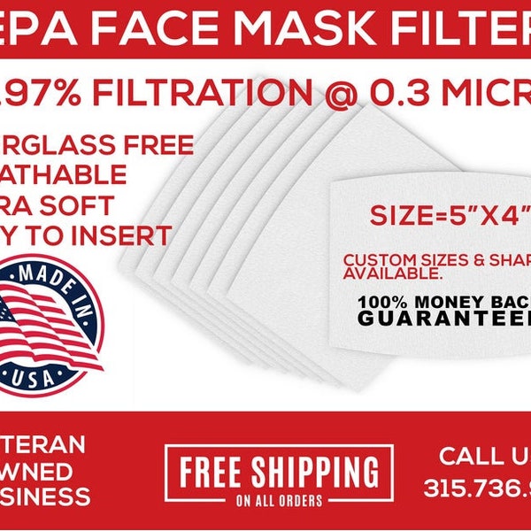 Filter for Mask, Face Mask Filter, Filter for Face Mask, Filter Insert, Face Mask Filter Insert, Mask Filter, HEPA FILTER for MASK, PM2.5