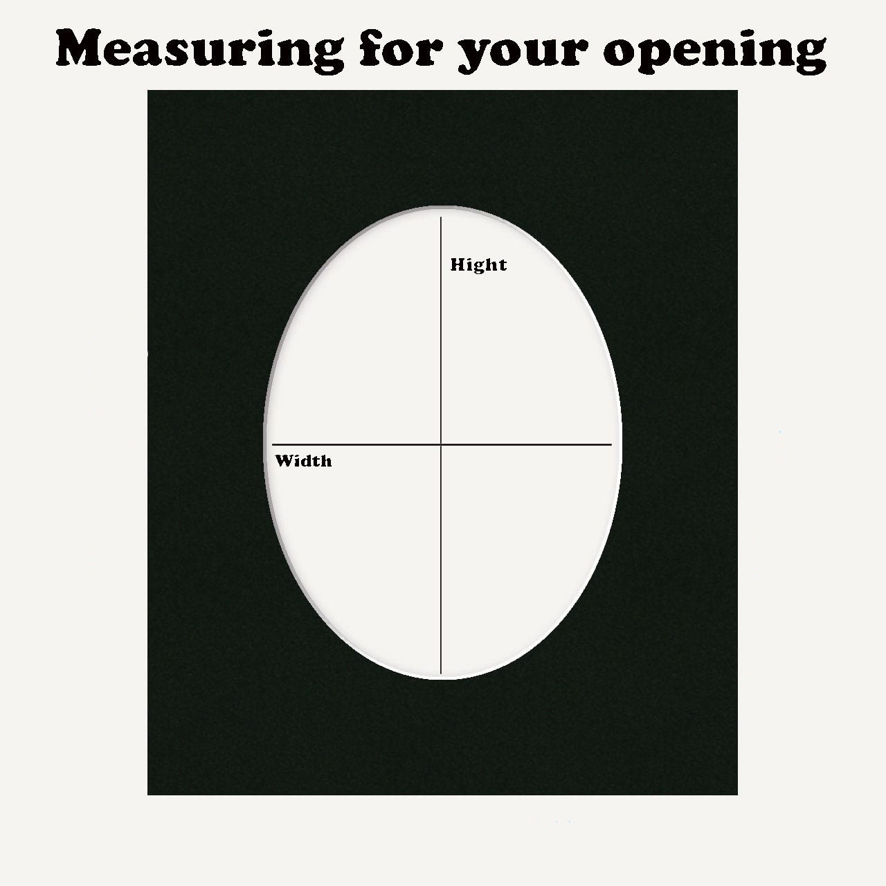 Square Mat Round Opening Double Mat Custom Size Matting Etsy