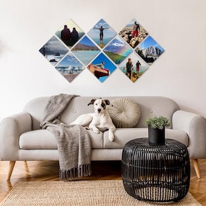 8x8 Photo Wall Tiles | Photo Tiles | Square Photo Tiles | Custom Photo Wall Art | Personalized Gift | Personalized Wall Decor