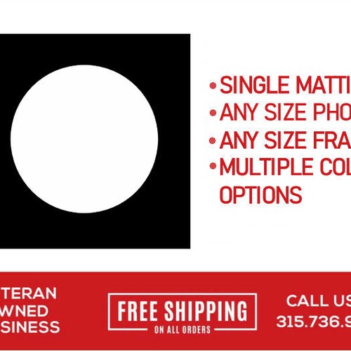 Square Mat Double Matting Custom Size Matting for Frame Etsy