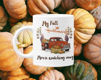 Hallmark Movie Mug | Fall Mug | Office Mug | Fall Gift | Hallmark Gift | Fall Truck | Coffee Mug