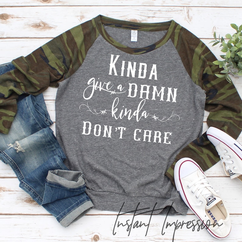 Kinda Give a Damn Dont Care Country Concert Dustin Lynch Quote Digital