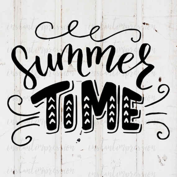 Download Summer Time Quote Wording Dye Sublimation Png Svg Etsy