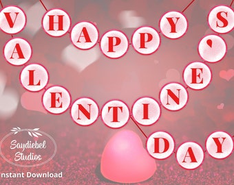 Valentinstag-Banner 'Amor & Rose' – 180x100 Cm, Rotes Herz-Design Für Party-Deko