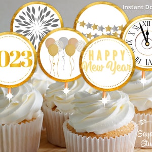 Happy New Year Printable Bundle Happy New Year Printable DIY - Etsy