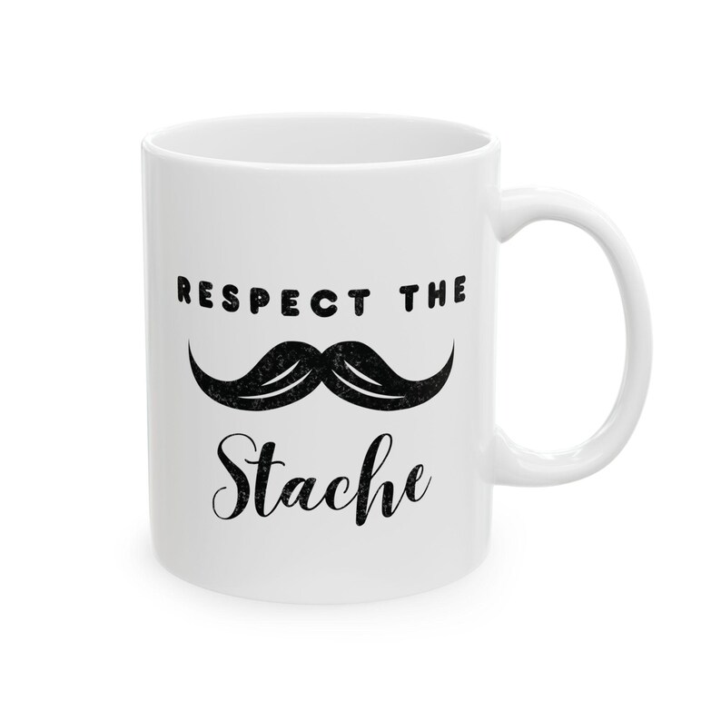 SaydiebelStudios Respect the Stache Mug - Thumbnail 2
