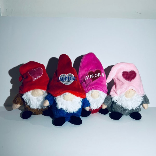 Valentine Gnomes, Personalized Valentine Gnomes, Kids Valentine's, Kids Valentine's Gift, Gifts for Kids, Gift for Girls, Gift for Boys