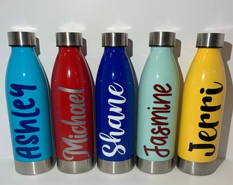 Personalized Water Bottles, Water Bottles, Water Bottle, Team Gifts, Sports, Afterschool, School, Personalized Water Bottle, Personalized