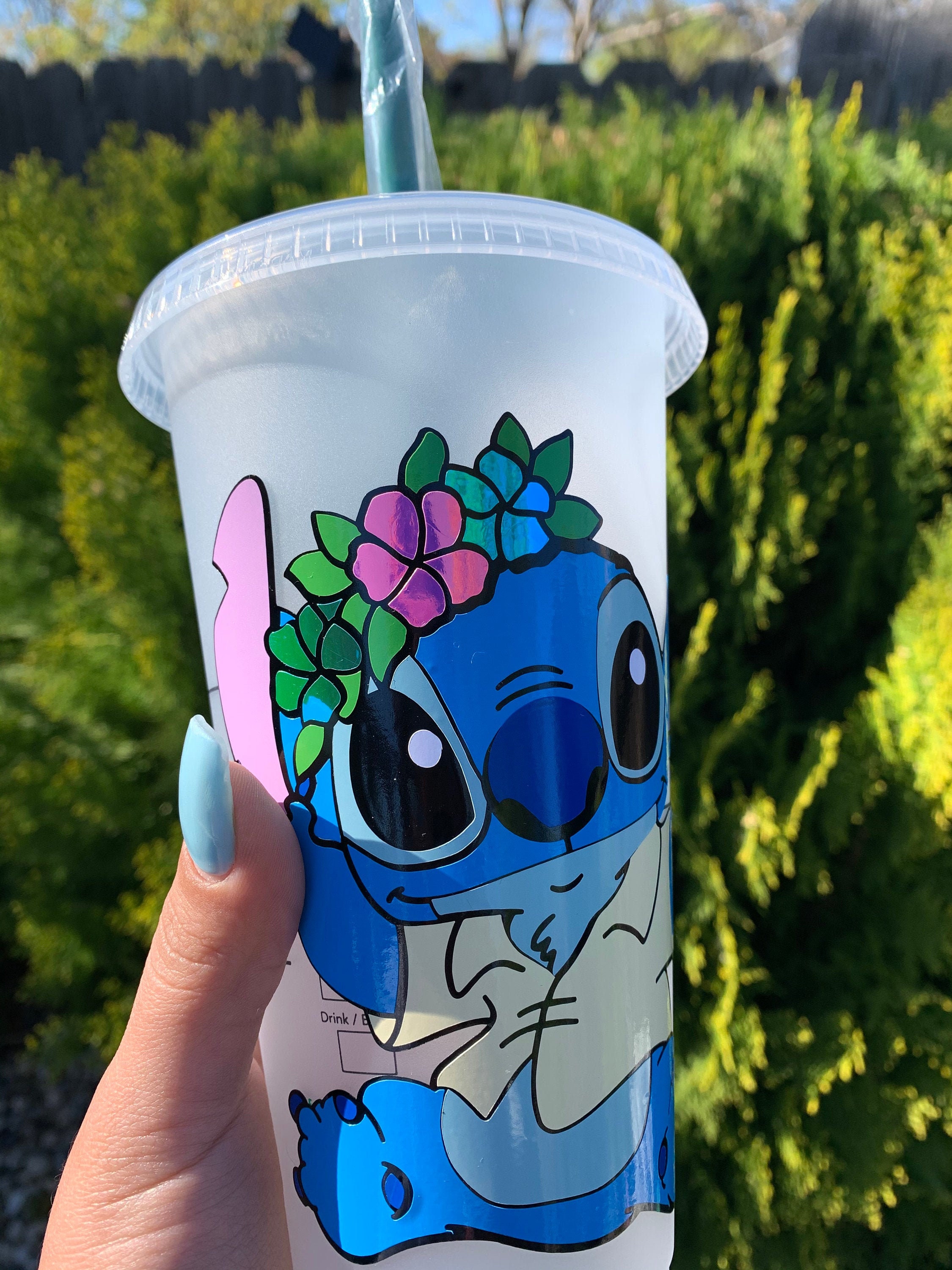 Disney Stitch Inspirierte Starbucks Cup Etsy