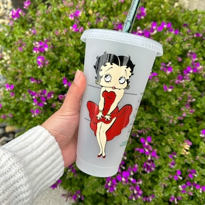 Betty Boop Inspired Starbucks Cup