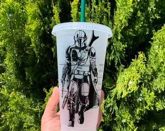 Mandalorian Inspired Starbucks Cup
