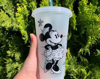 Disney Vintage Minnie Mouse Inspired Starbucks Cup