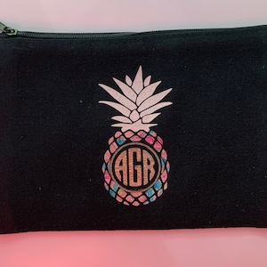 Borsa Ananas Tropical Print Makeup
