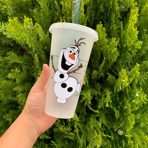 Disney Olaf Inspired Starbucks Cup