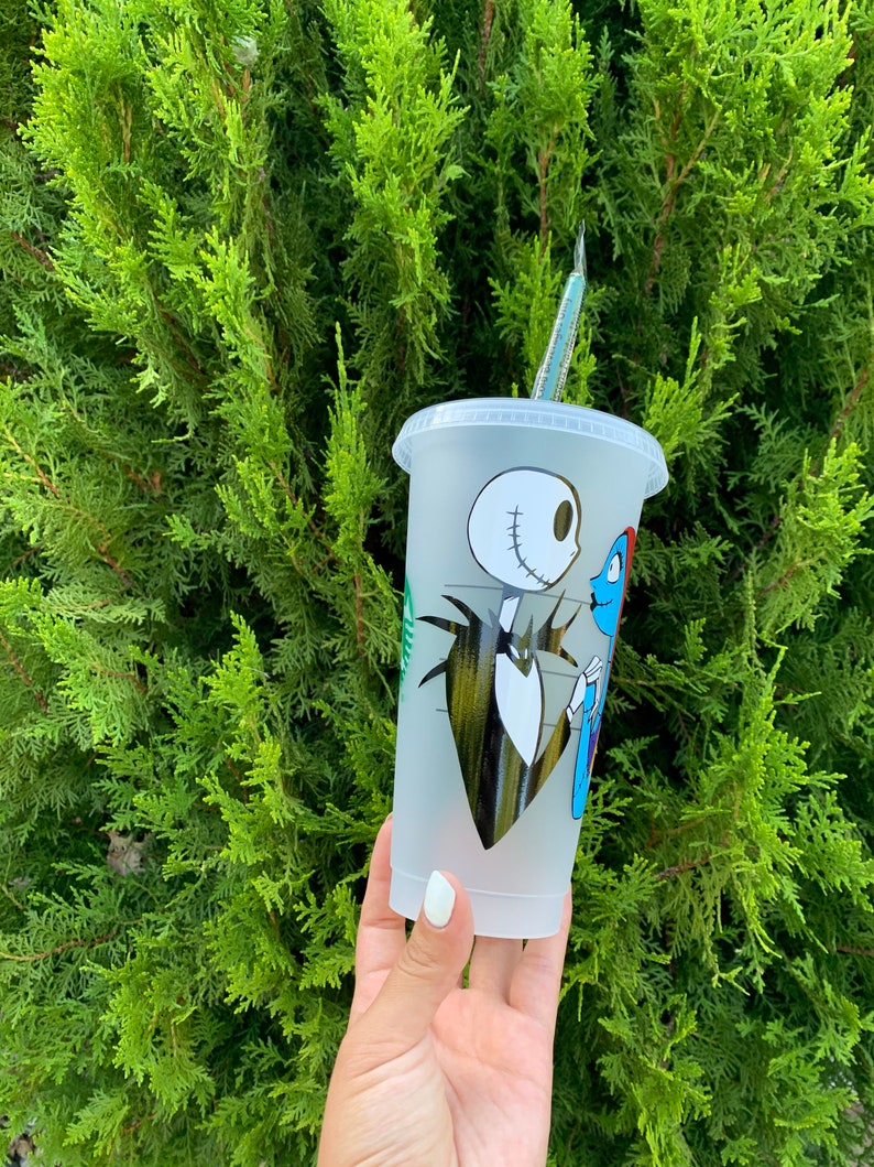 Disney Nightmare Before Christmas Inspired Starbucks Cup Etsy