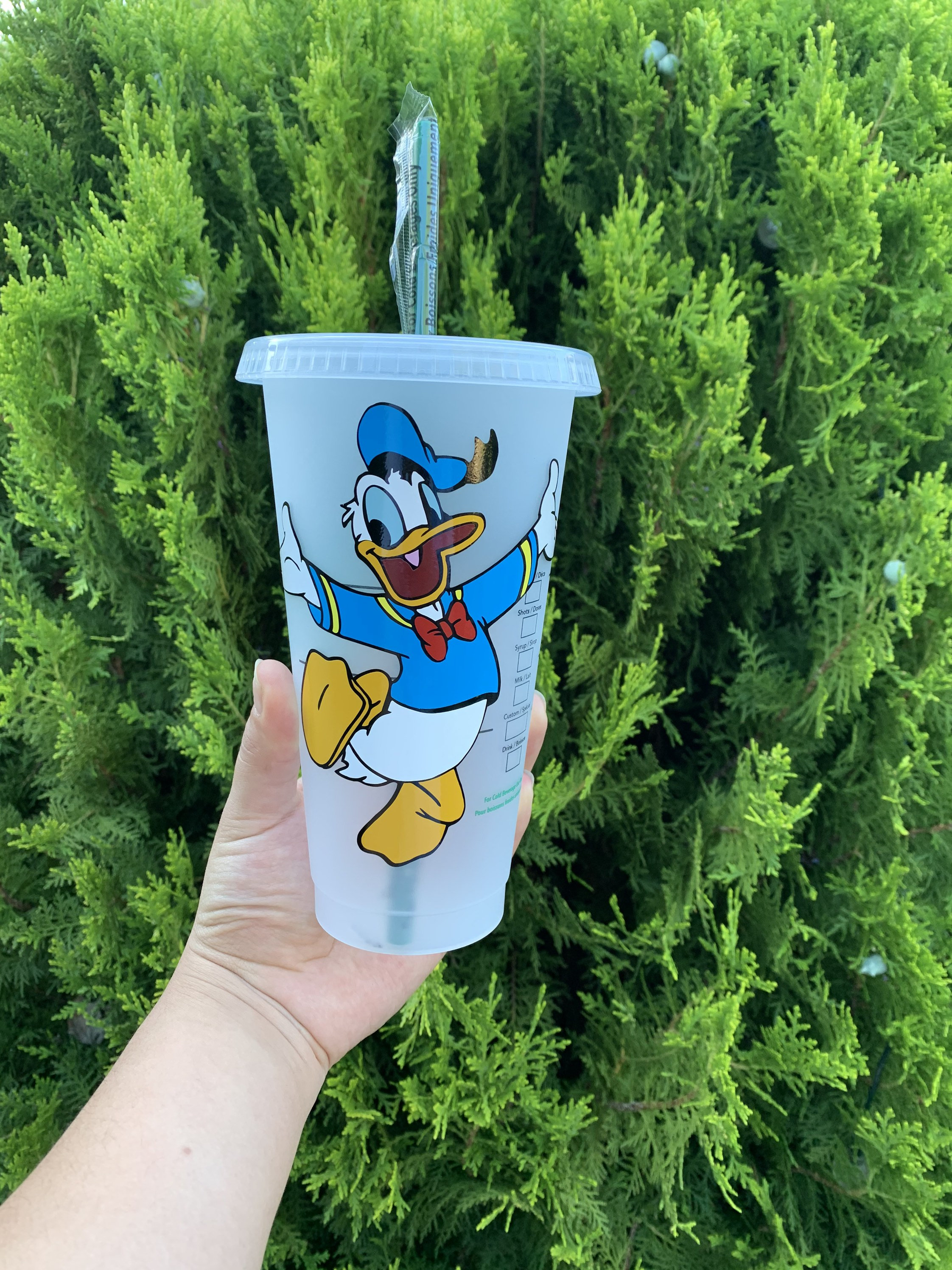 Disney Donald Duck Inspired Starbucks Cup - Etsy