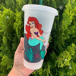 Disney Little Mermaid Inspired Starbucks Cup