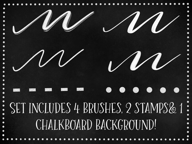 Chalk Brush Set for Procreate Etsy