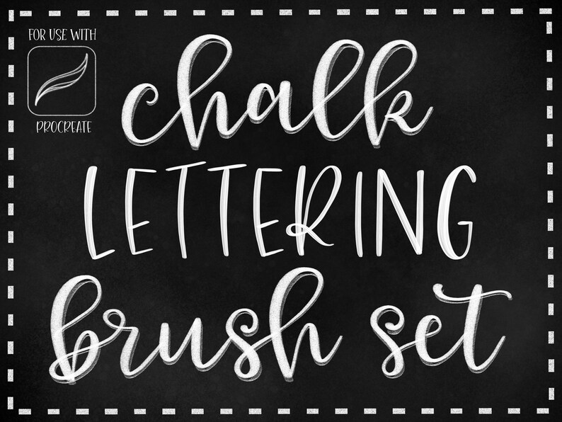 Chalk Brush Set for Procreate Etsy