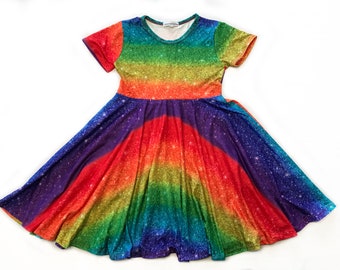 rainbow outfit girls