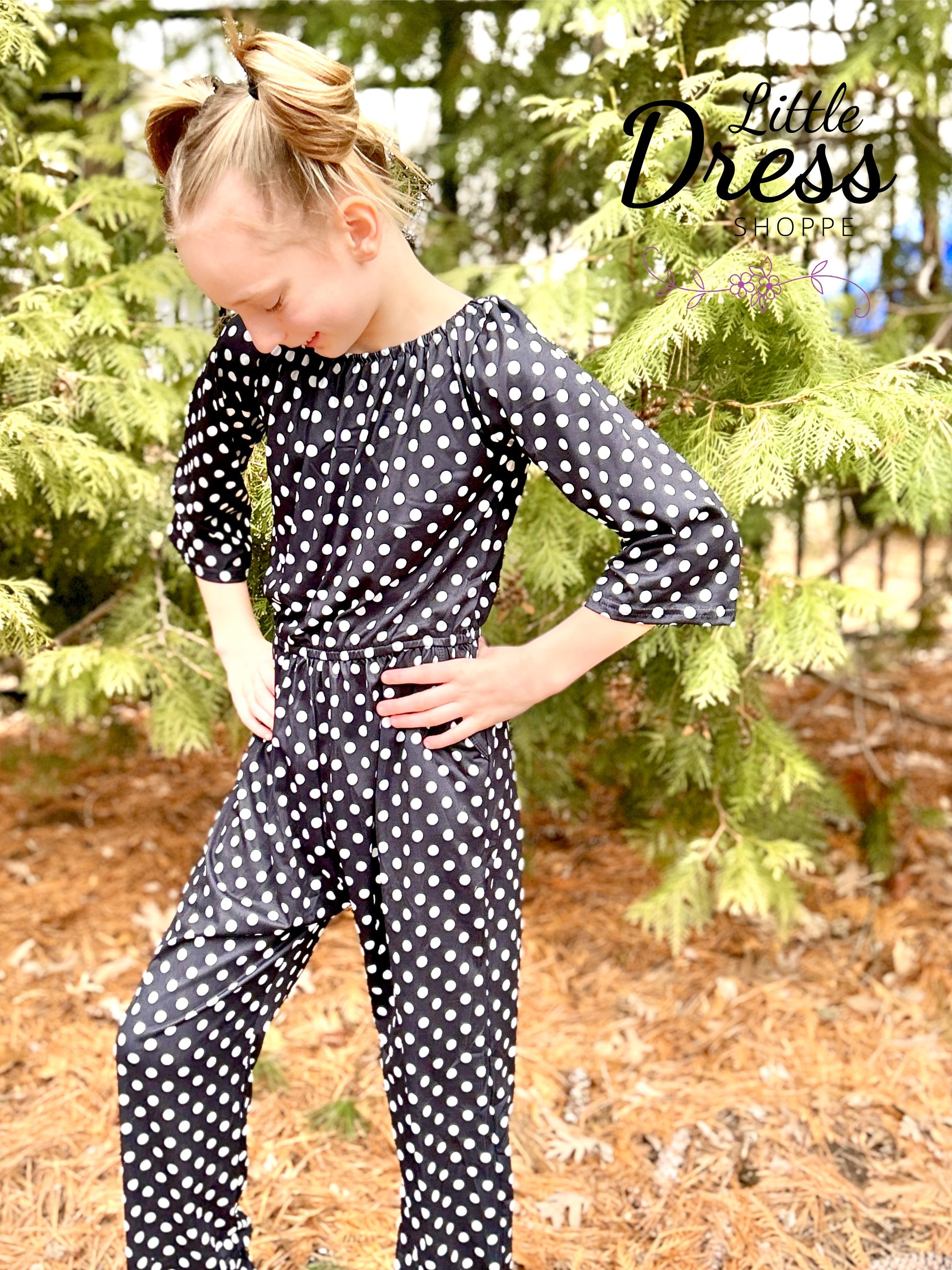 Little girls top pant suit