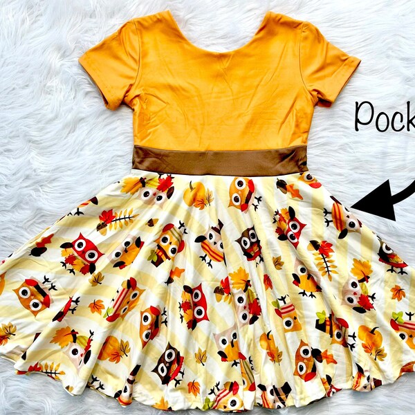 Books and Flowers Back to School Twirl Dress main image 0