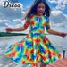 Pink Balloon Hearts Twirly Dress main image 1
